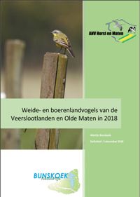 Weide- en boerenlandvogels Olde Maten - Veerslootslanden 2018